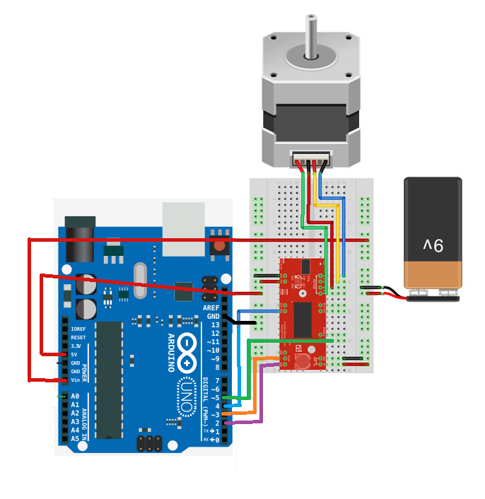 Easydriver Arduino come controllare Stepper Motori Passo Passo - Lezione 8